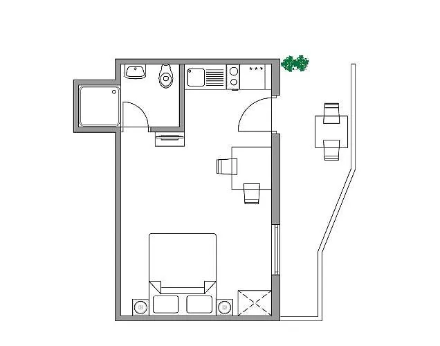 Small And Friendly Traditional דירה